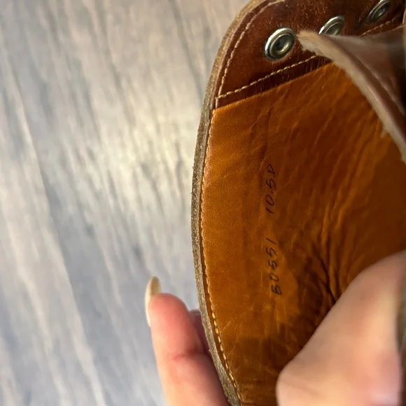 J. Crew men’s leather boots size 10.5D - Picture 8 of 10